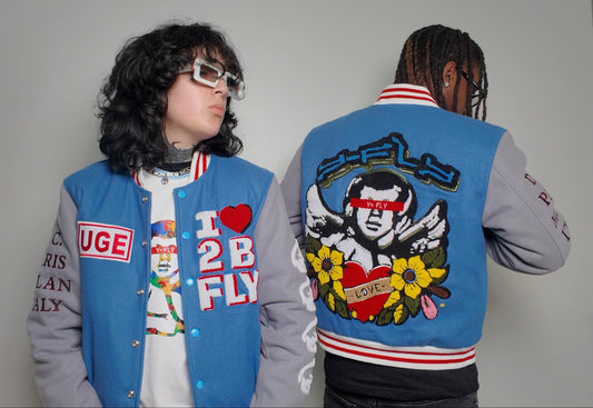 Love 2BFLY Varsity Jacket