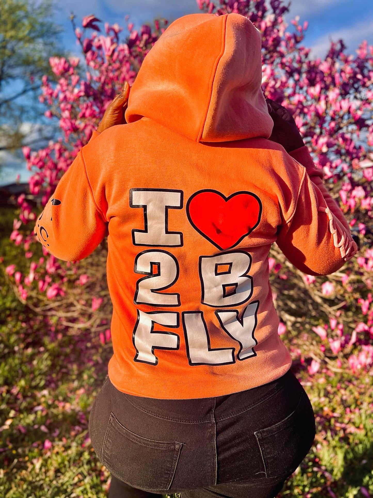 I LOVE 2B FLY (FULL ZIP) HOODIE