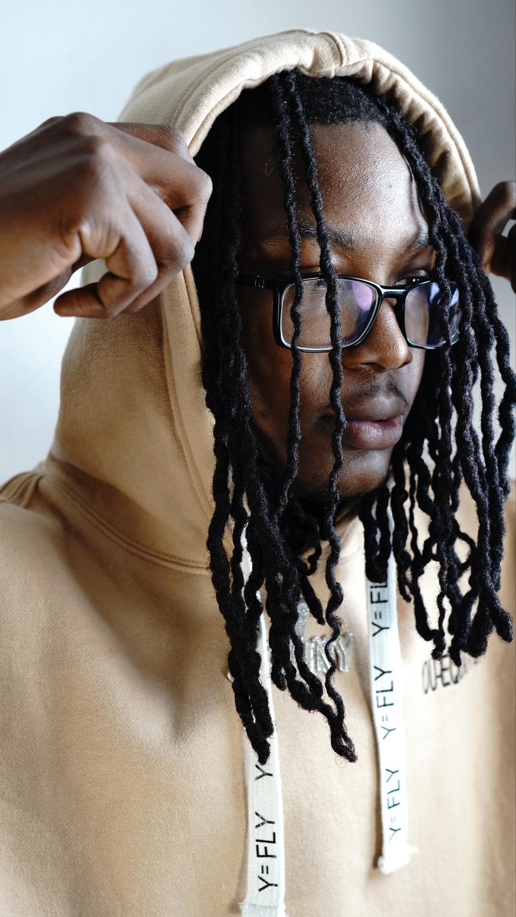 Y=FLY Airplane logo hoodie