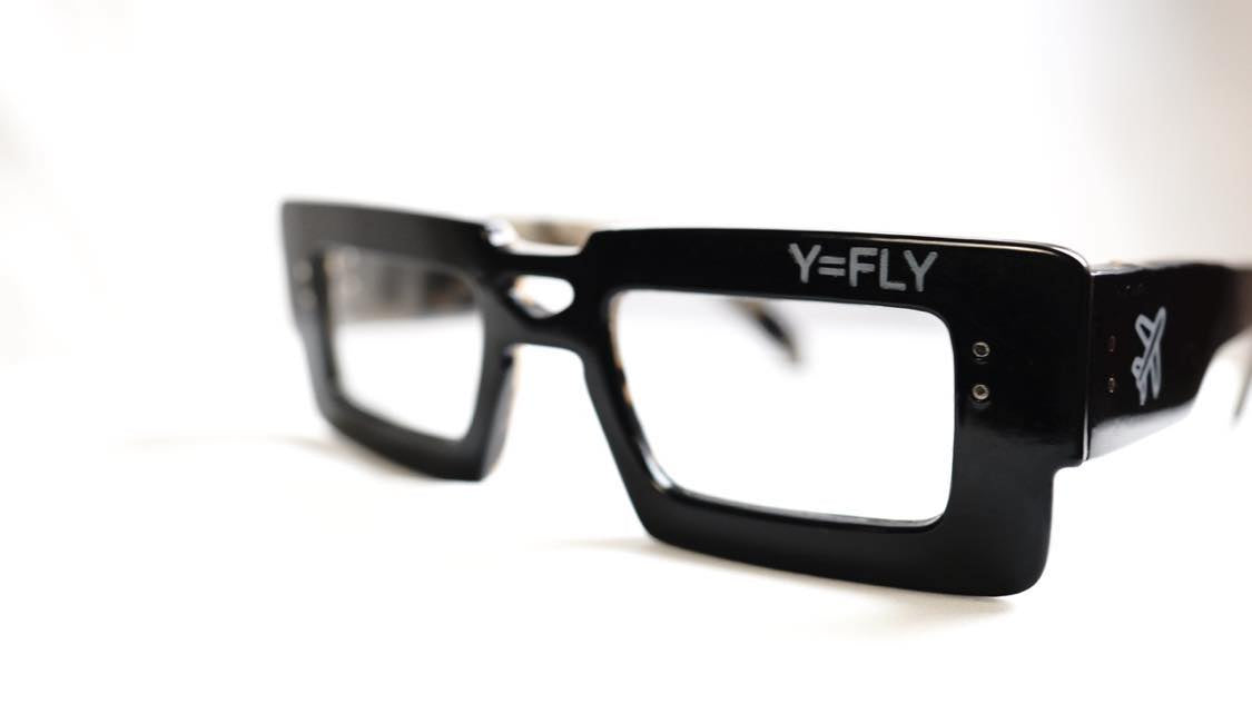 Y=FLY Airplane logo frames