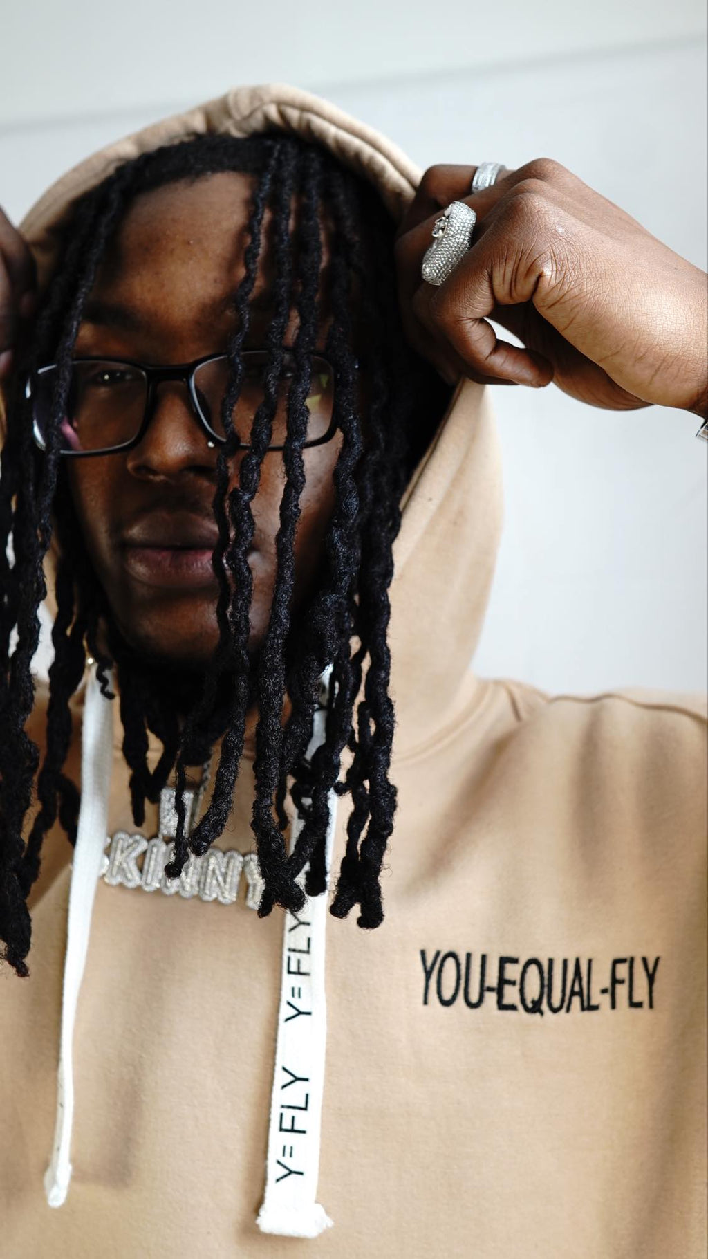 Y=FLY Airplane logo hoodie